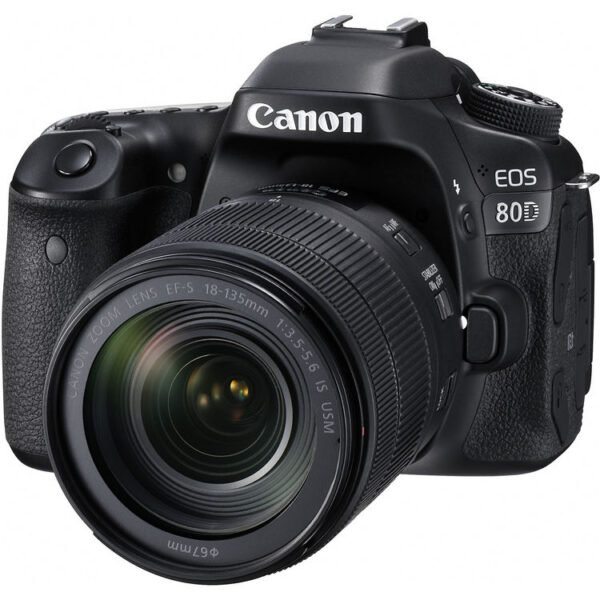 دوربین کارکرده کانن Canon EOS 80D Kit 18-135mm f/3.5-5.6 IS USM