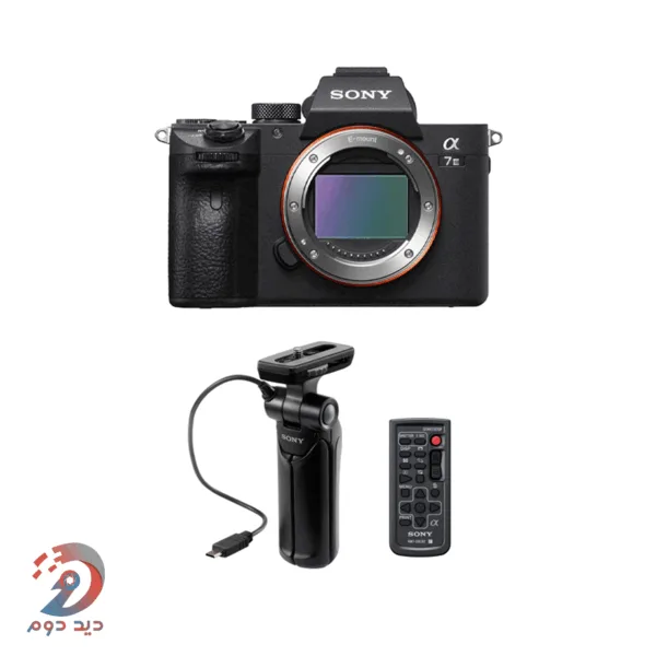 Sony Alpha 7 III Mirrorless Body + GP-VPT1 Shooting Grip With Remote Control Tripod 13 دوربین های بدون آینه