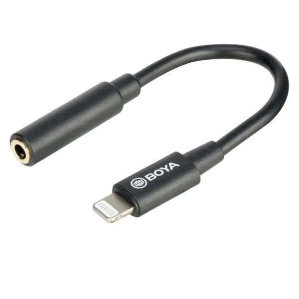 کابل تبدیل میکروفن BOYA BY-K3 3.5mm to Lightning Cable