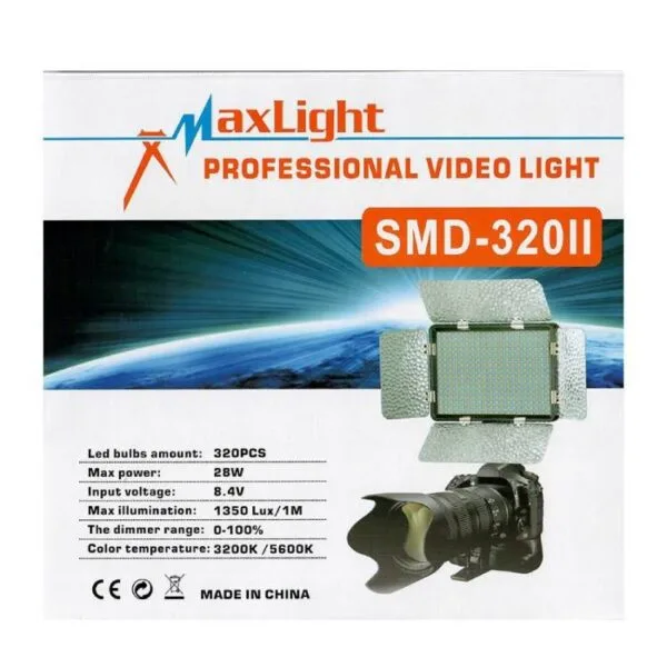 نور ثابت ال ای دی Maxlight SMD-320 II LED Video Light
