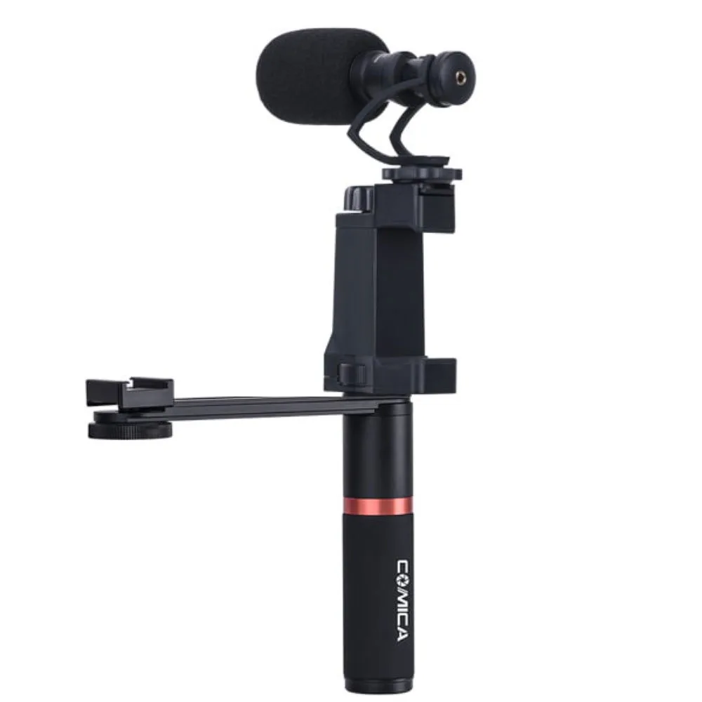 کیت نگهدارنده موبایل + میکروفن کامیکا Comica CVM-VM10-K4 3 میکروفن بی سیم