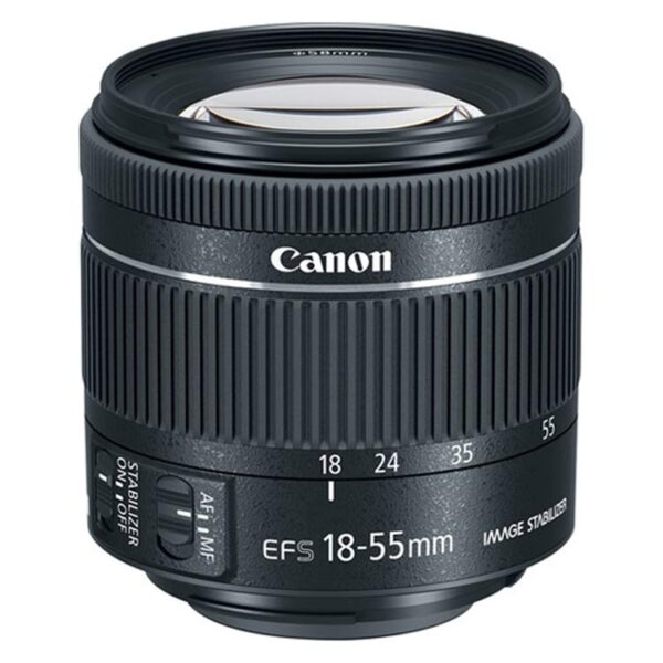 لنز کانن Canon EF-S 18-55mm f/4-5.6 IS STM No Box