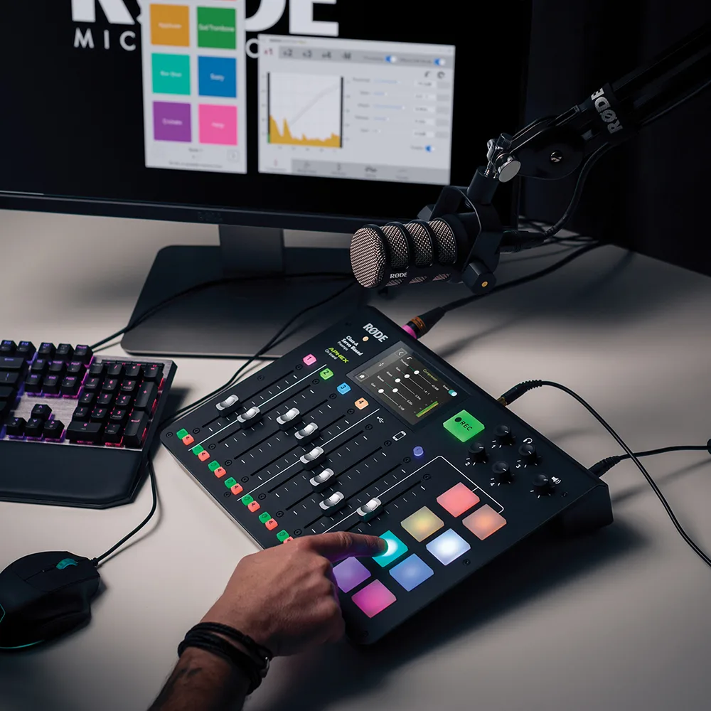 استودیوی تولید پادکست رود RodeCaster PRO