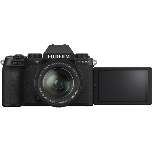 دوربين بدون آينه فوجی فيلم FUJIFILM X-S10 Mirrorless Digital Camera with 18-55mm