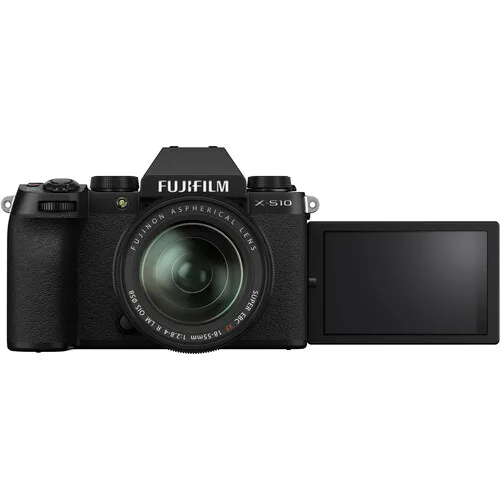 دوربین بدون آینه فوجی فیلم FUJIFILM X-S10 Mirrorless Digital Camera with 18-55mm