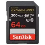 کارت حافظه سنديسک SanDisk 64GB Extreme PRO SDHC Card 200MB/s Class 10 U3 V30