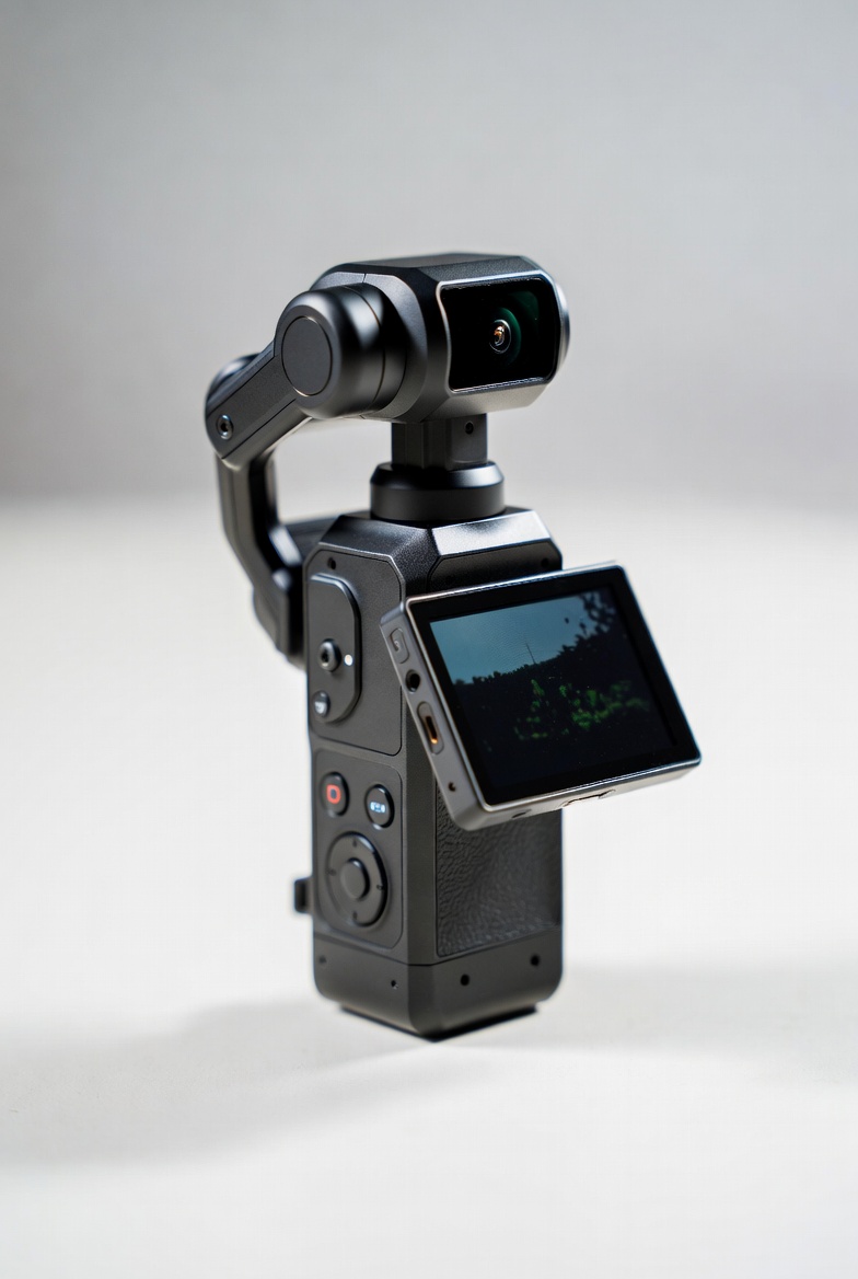 اسمو پاکت ۴ کمبو DJI Osmo Pocket 4 Creator Combo – نمای اصلی با صفحه نمایش روشن