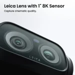 لنزهای دوگانه لایکا Insta360 Luna Ultra نمای نزدیک