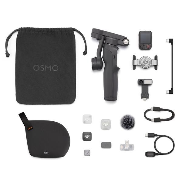 فروشگاه اینترنتی دیددوم - مرجع تخصصی دوربین و لوازم عکاسی 175 گیمبال DJI Osmo Mobile 8P Creator Combo