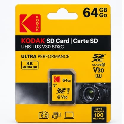 کارت حافظه کداک 64 گیگ Ultra Performance UHS-I U3 V30