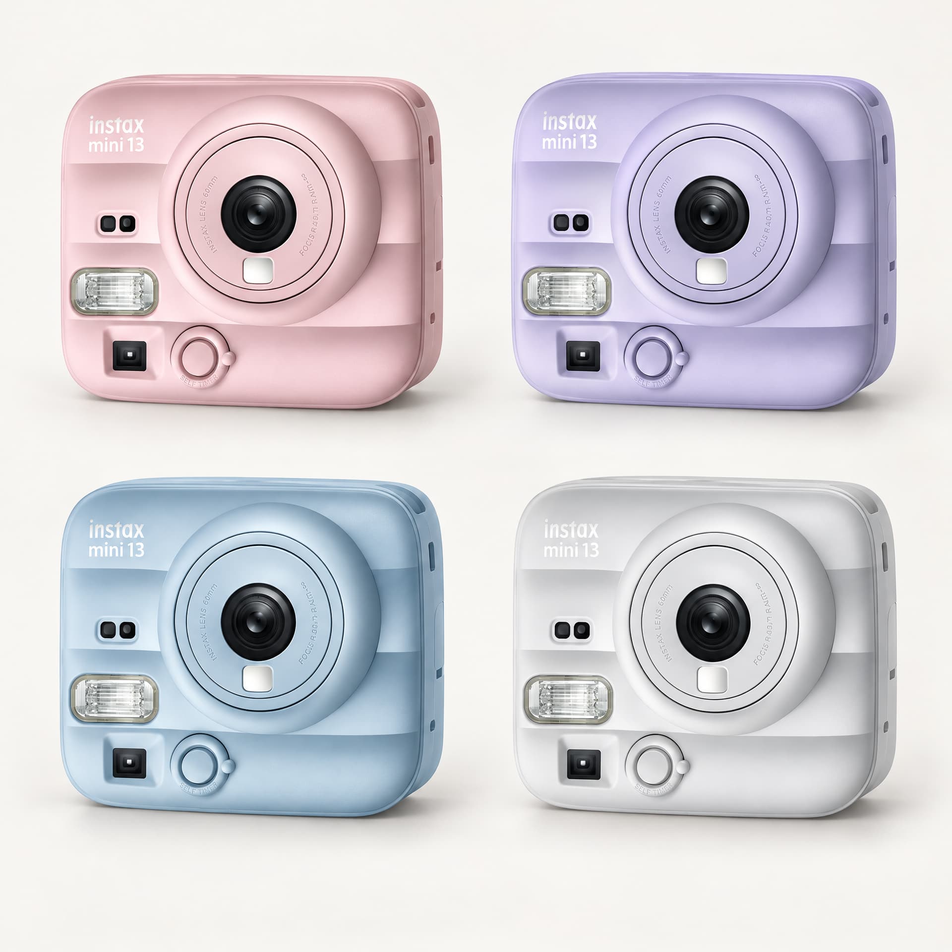 دوربین چاپ سریع فوجی فیلم Instax Mini 13 در چهار رنگ