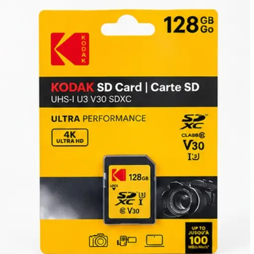 کارت حافظه کداک 128 گیگ Ultra SDXC UHS-I U3 V30